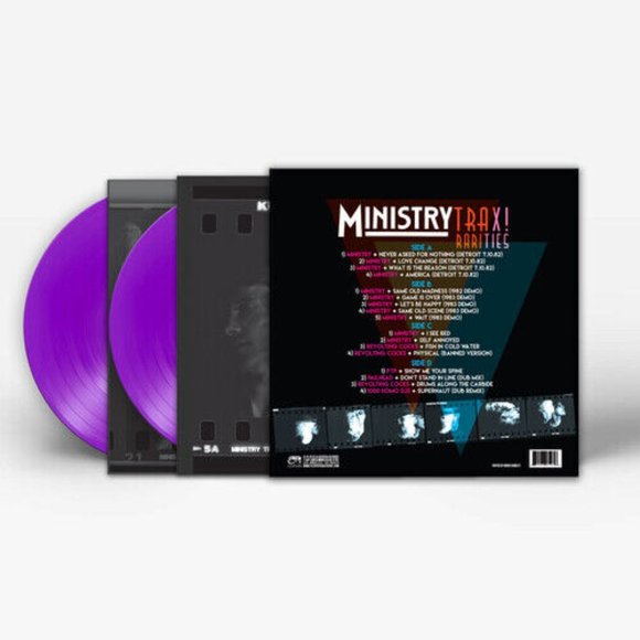 Ministry Trax! Rarities 2-LP ~ Ltd Ed Colored Vinyl (Purple) ~ New/Sealed! - Picture 3 of 5
